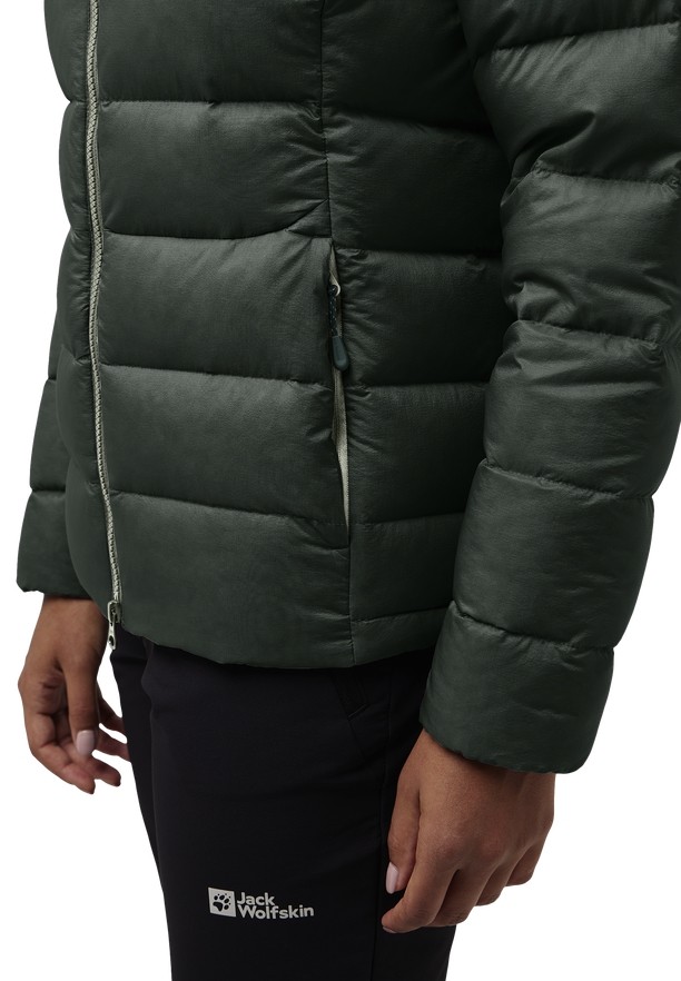 Green Women Jack Wolfskin Nebelhorn Down Jackets | 71778257