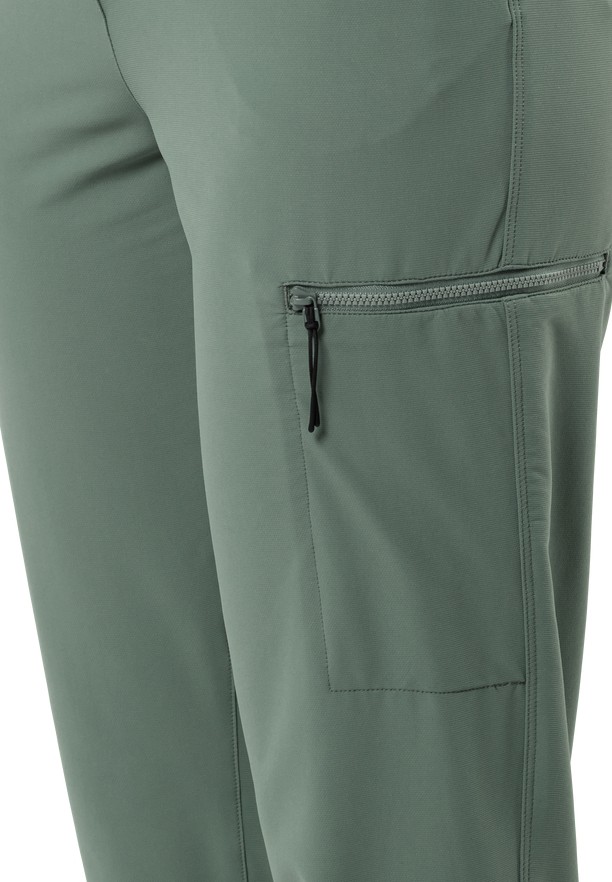 Green Women Jack Wolfskin Wandermood Hiking Pants | 24889127