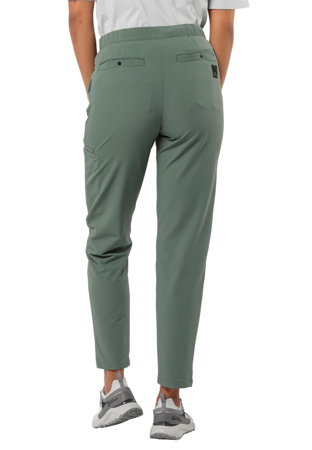Green Women Jack Wolfskin Wandermood Hiking Pants | 24889127