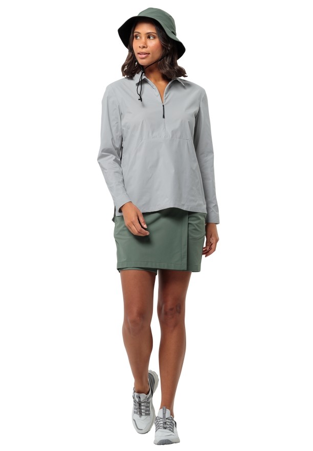 Green Women Jack Wolfskin Wandermood Skorts | 77220591