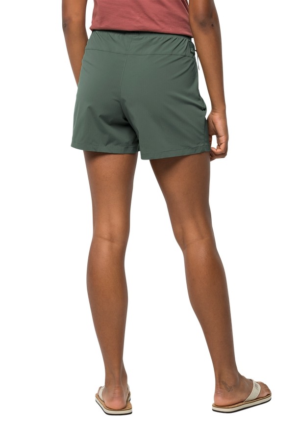 Green Women Jack Wolfskin Wanderthirst Shorts | 91759260