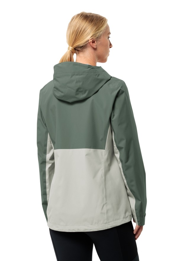 Green Women Jack Wolfskin Weiltal 2l Rain Jackets | 69067048