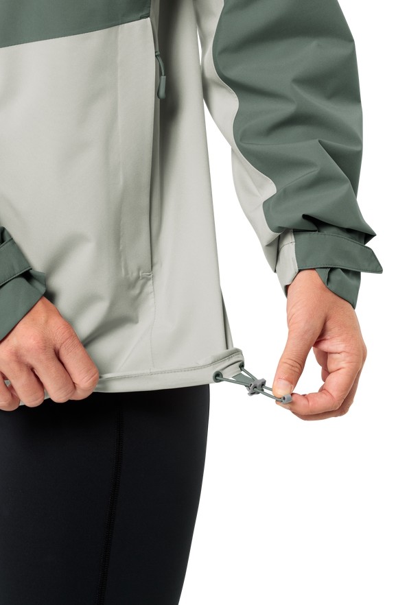 Green Women Jack Wolfskin Weiltal 2l Rain Jackets | 69067048