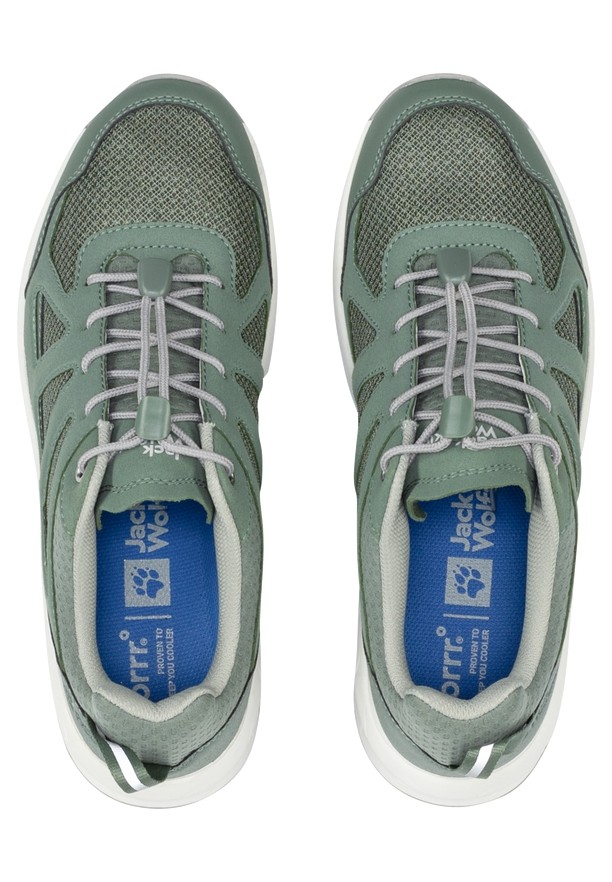 Green Women Jack Wolfskin Woodland 2 Vent Low Hiking Shoes | 44484577