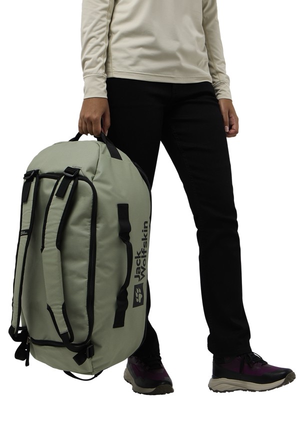 Grey Men Jack Wolfskin All-in 45 Duffle Bags | 52397665