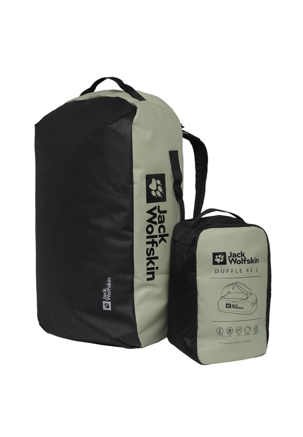 Grey Men Jack Wolfskin All-in 45 Duffle Bags | 52397665