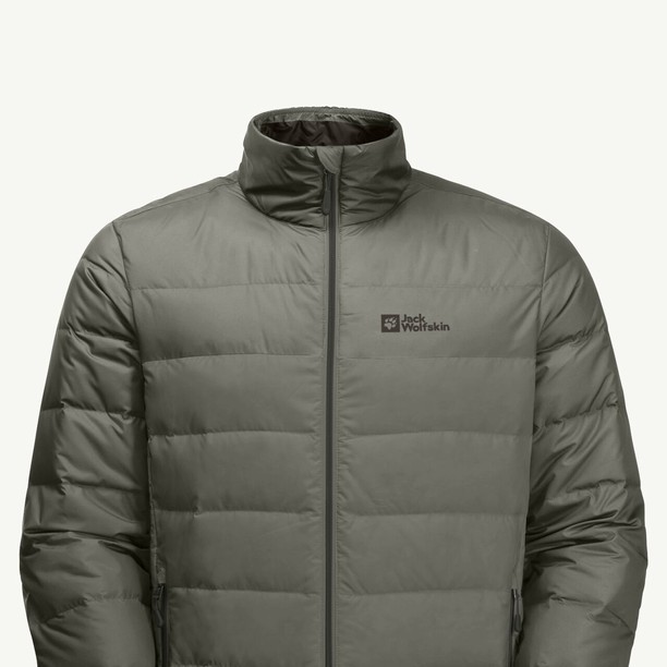Grey Men Jack Wolfskin Ather Down Jackets | 34998657