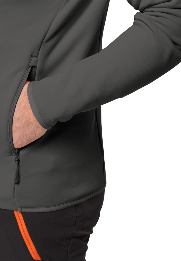 Grey Men Jack Wolfskin Baiselberg Fz Fleece Jackets | 35494618