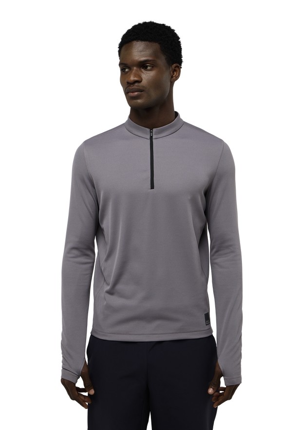 Grey Men Jack Wolfskin Bike Commute Hz T Shirts | 33571885