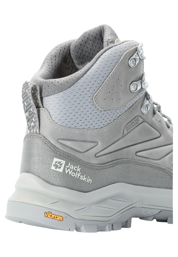 Grey Men Jack Wolfskin Cyrox Texapore Mid Hiking Shoes | 56219974