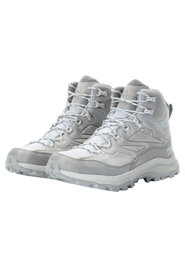 Grey Men Jack Wolfskin Cyrox Texapore Mid Hiking Shoes | 56219974