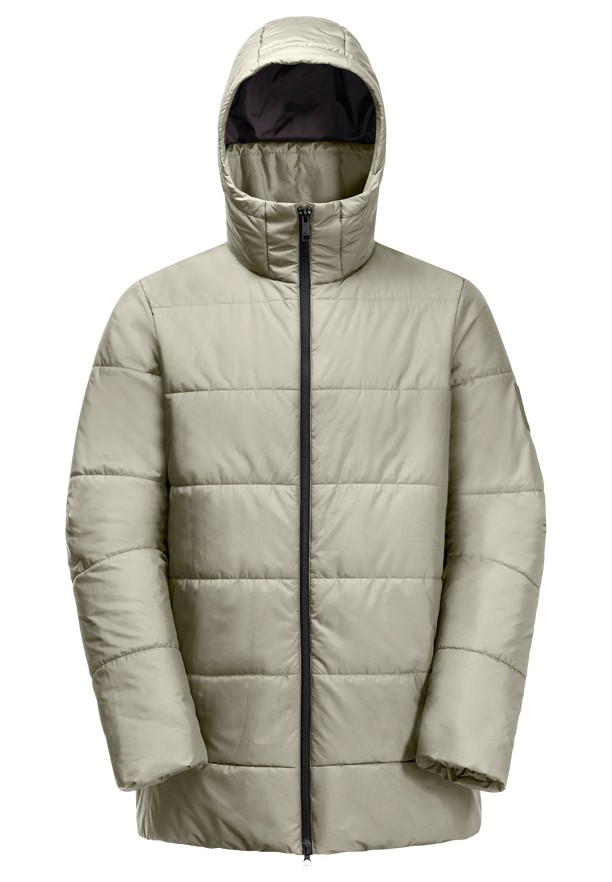 Grey Men Jack Wolfskin Deutzer Long Jackets | 85643544