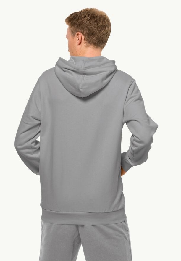 Grey Men Jack Wolfskin Essential Hoodie | 10874402