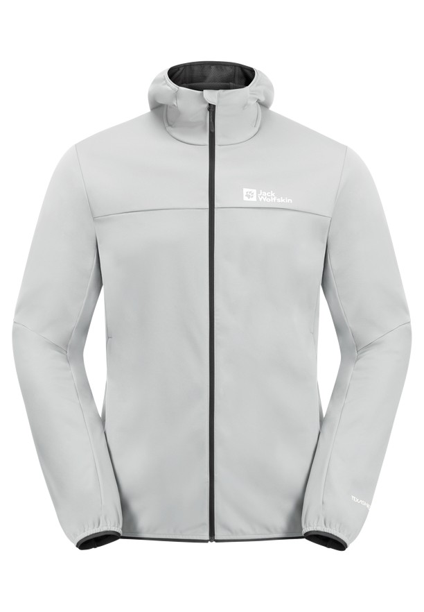 Grey Men Jack Wolfskin Feldberg Hoody Softshell Jackets | 95471878