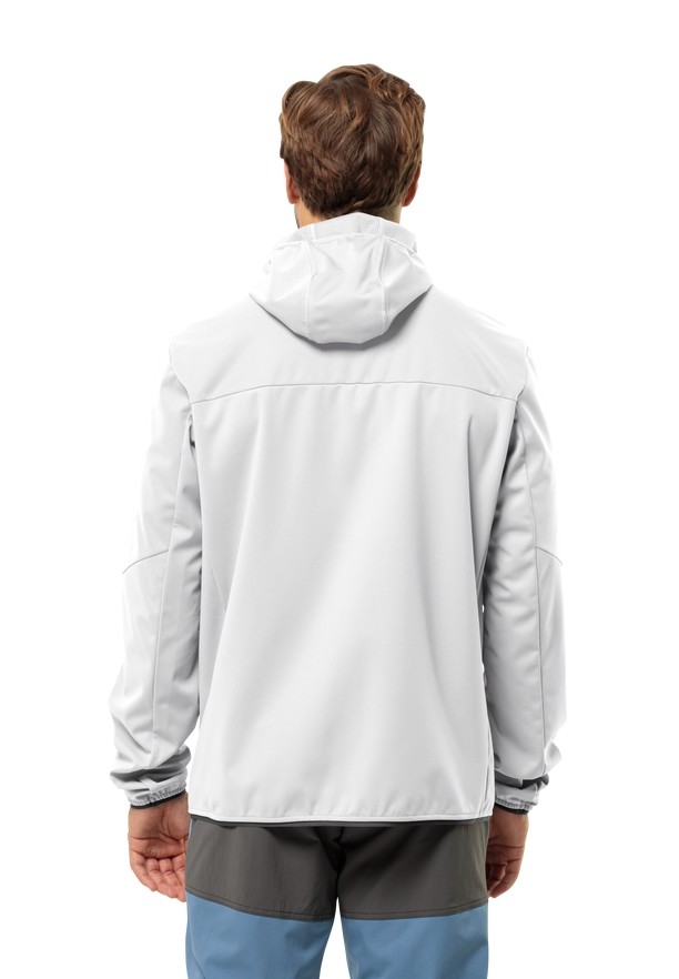 Grey Men Jack Wolfskin Feldberg Hoody Softshell Jackets | 95471878