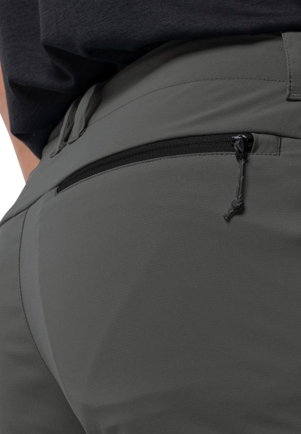 Grey Men Jack Wolfskin Glastal Hiking Pants | 53884064
