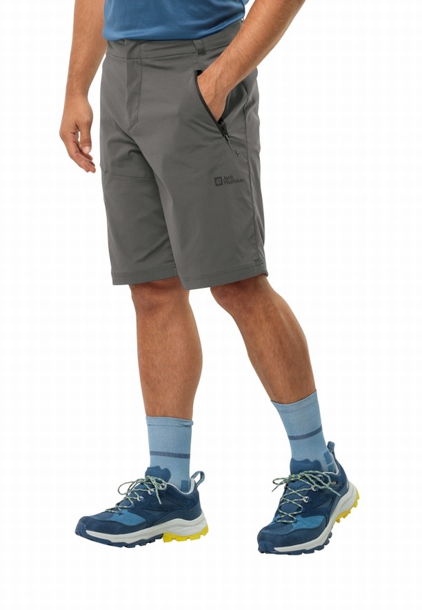 Grey Men Jack Wolfskin Glastal Shorts | 82461805