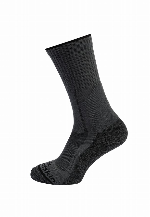 Grey Men Jack Wolfskin Hike Func Cl C Socks | 69622423