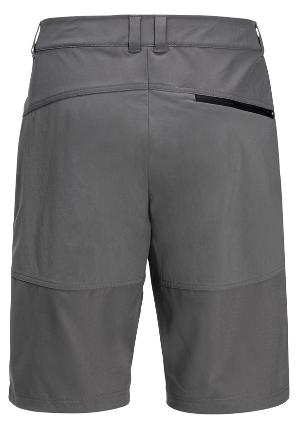 Grey Men Jack Wolfskin Hiking Alpine Shorts | 91630502