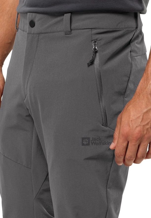 Grey Men Jack Wolfskin Holdsteig Hiking Pants | 86686678