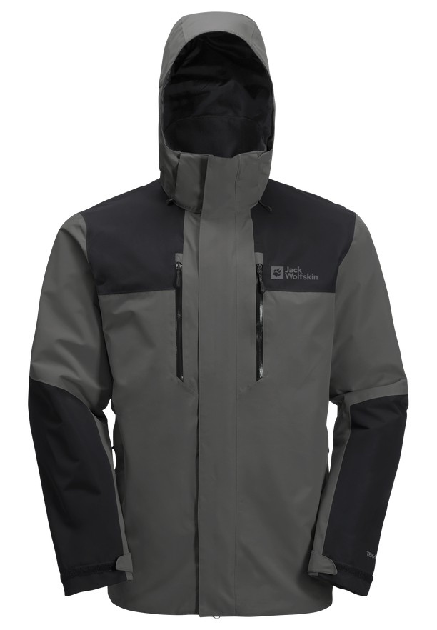 Grey Men Jack Wolfskin Jasper 2l Rain Jackets | 82424980