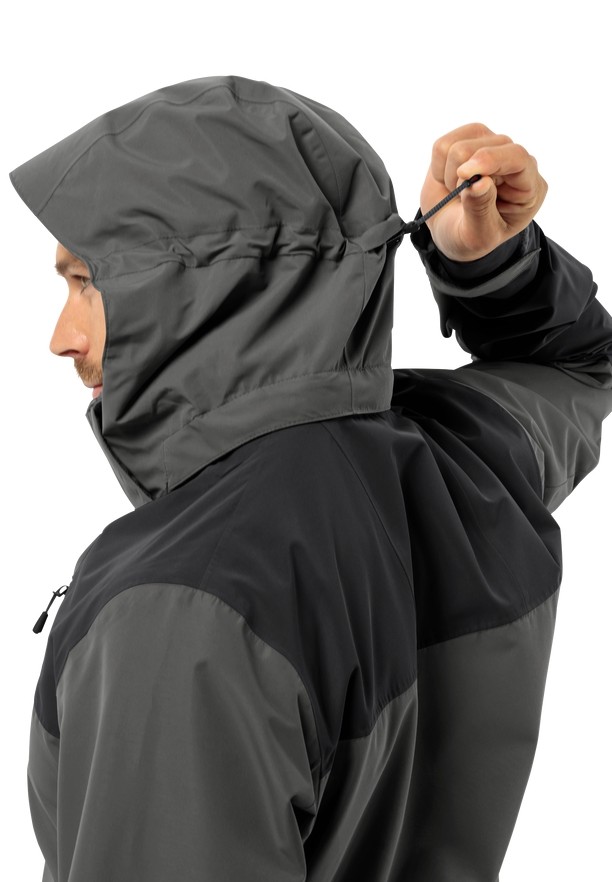 Grey Men Jack Wolfskin Jasper 2l Rain Jackets | 82424980