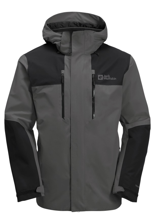 Grey Men Jack Wolfskin Jasper 2l Rain Jackets | 82424980