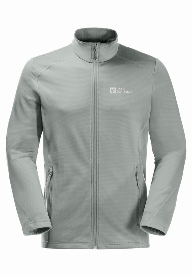 Grey Men Jack Wolfskin Kolbenberg Fz Fleece Jackets | 89398367