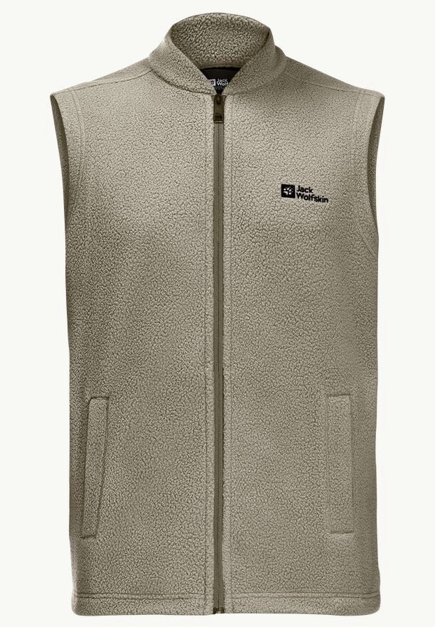 Grey Men Jack Wolfskin Light Curl Vest | 30305213