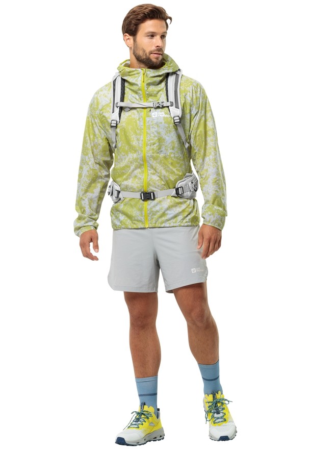 Grey Men Jack Wolfskin Prelight 2in1 Shorts | 49348270