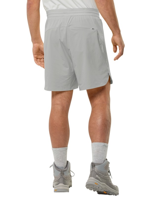 Grey Men Jack Wolfskin Prelight 2in1 Shorts | 49348270