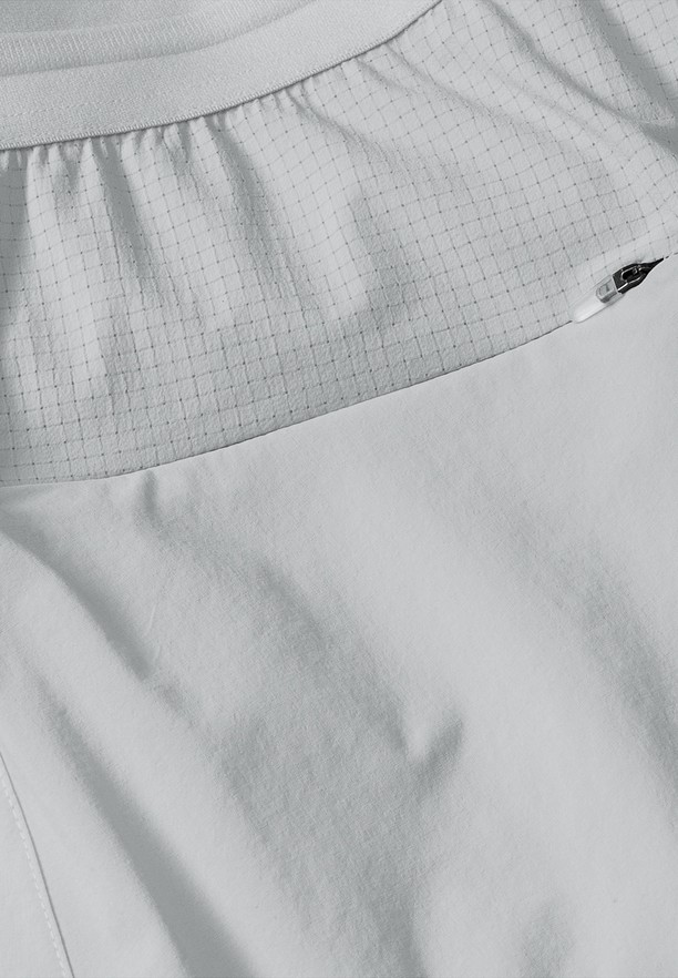 Grey Men Jack Wolfskin Prelight 2in1 Shorts | 49348270