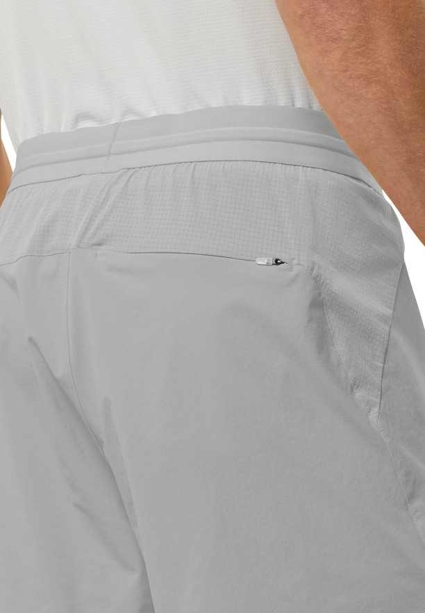 Grey Men Jack Wolfskin Prelight 2in1 Shorts | 49348270