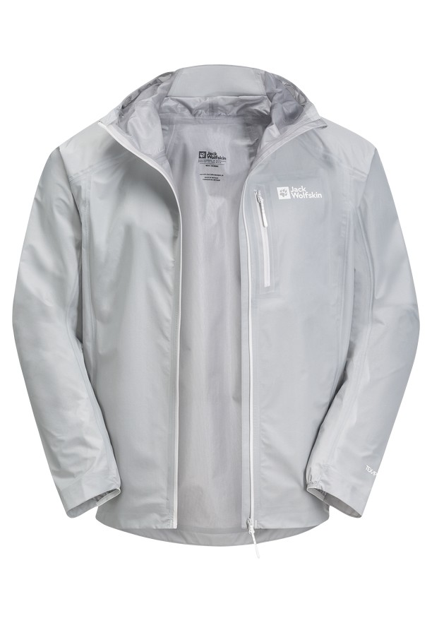 Grey Men Jack Wolfskin Prelight 3l Rain Jackets | 68644802