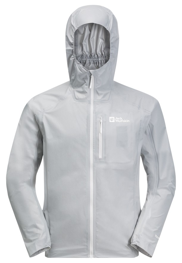 Grey Men Jack Wolfskin Prelight 3l Rain Jackets | 68644802
