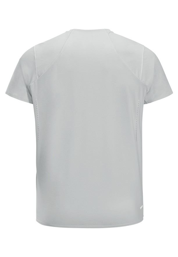 Grey Men Jack Wolfskin Prelight Chill T Shirts | 63832445
