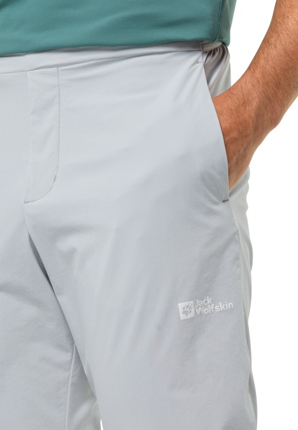 Grey Men Jack Wolfskin Prelight Hiking Pants | 96666720
