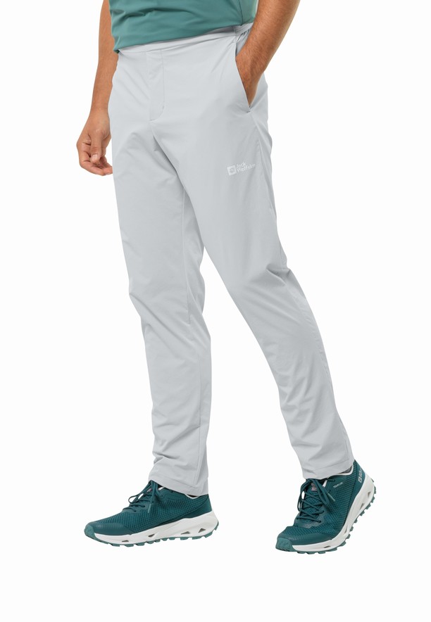Grey Men Jack Wolfskin Prelight Hiking Pants | 96666720