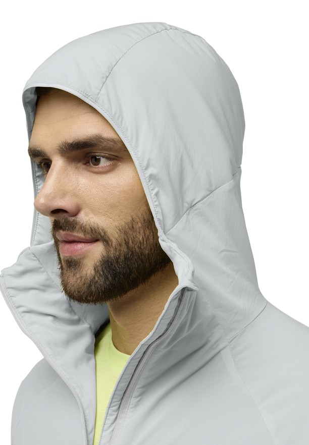 Grey Men Jack Wolfskin Prelight Ins Jackets | 35625001