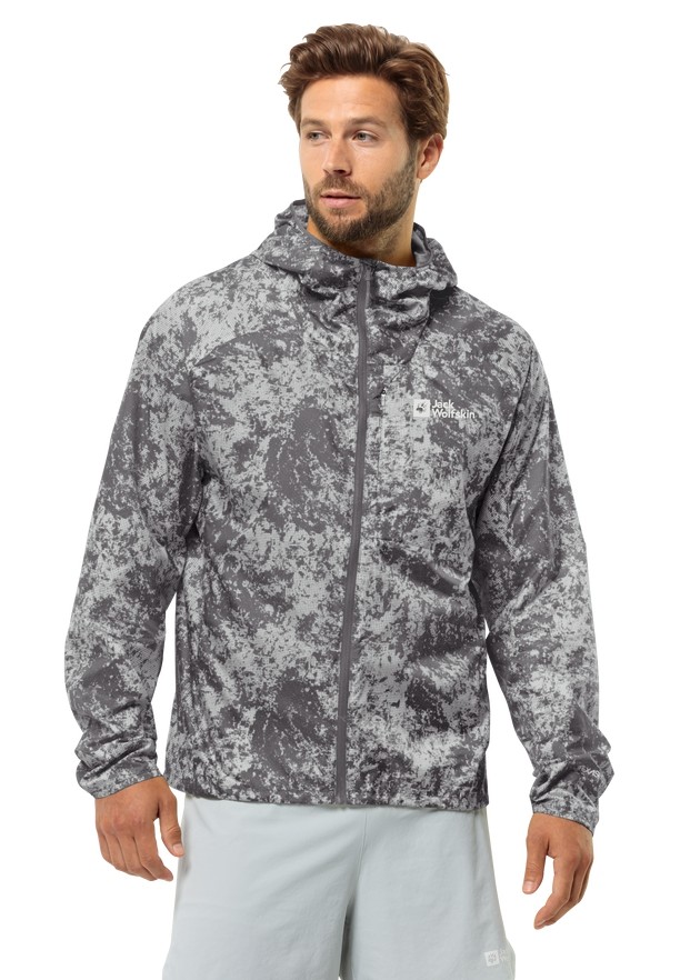 Grey Men Jack Wolfskin Prelight Wind Jackets | 81292498