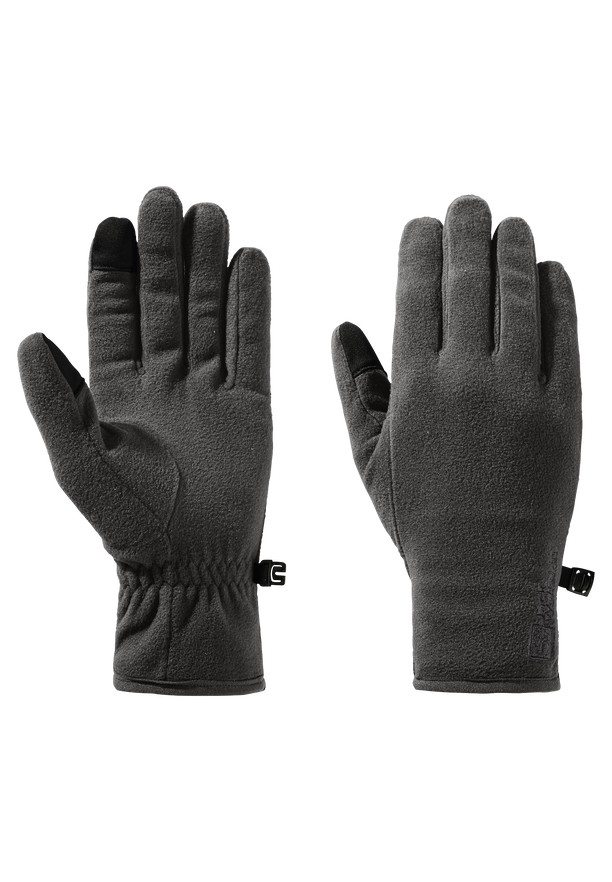 Grey Men Jack Wolfskin Real Stuff Gloves | 27907349