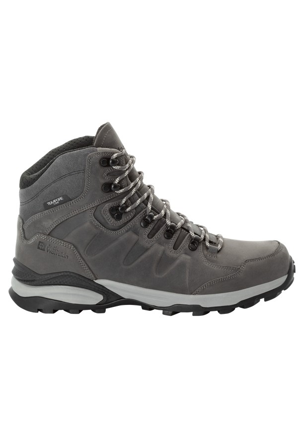 Grey Men Jack Wolfskin Refugio Prime Texapore Mid Hiking Shoes | 80149153