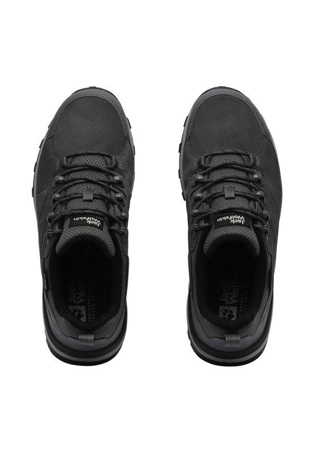 Grey Men Jack Wolfskin Refugio Texapore Low Hiking Shoes | 39482069