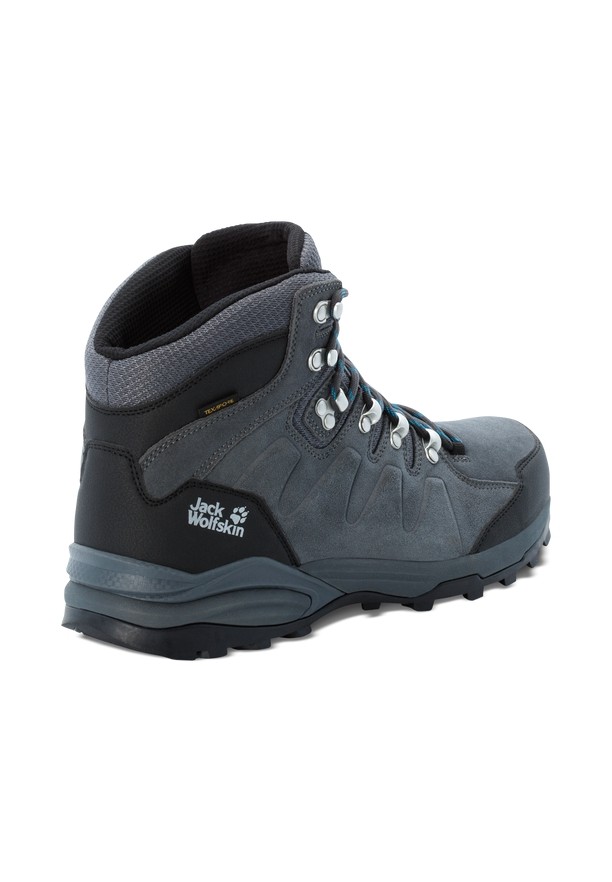 Grey Men Jack Wolfskin Refugio Texapore Mid Hiking Shoes | 23340477