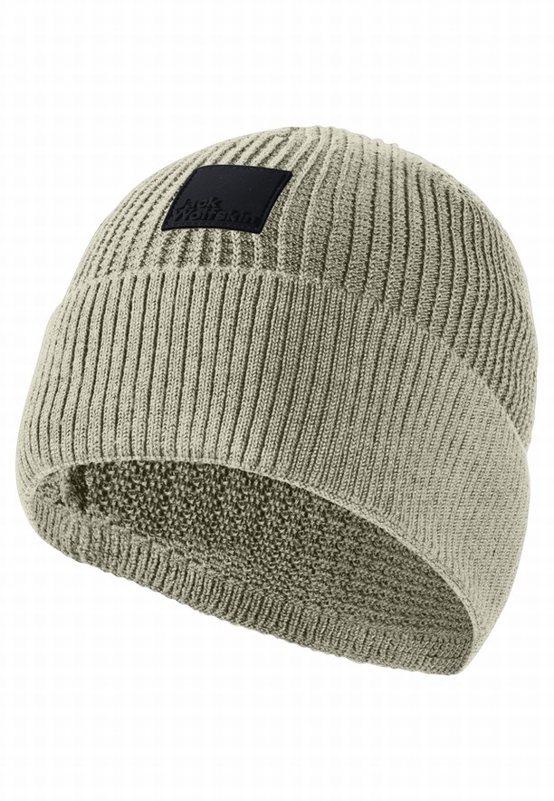 Grey Men Jack Wolfskin Reyuse Beanie | 97633728