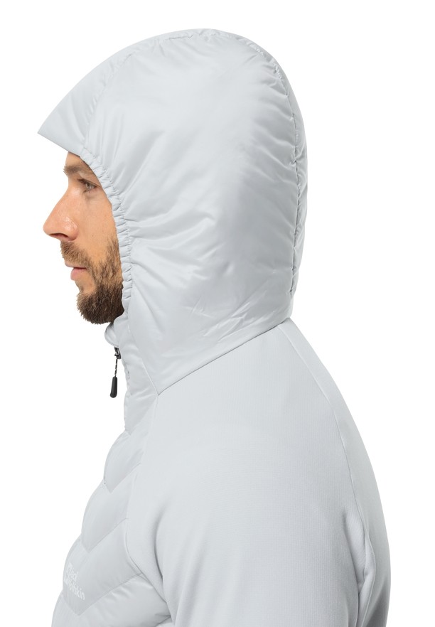 Grey Men Jack Wolfskin Routeburn Pro Hybrid Jackets | 79165607