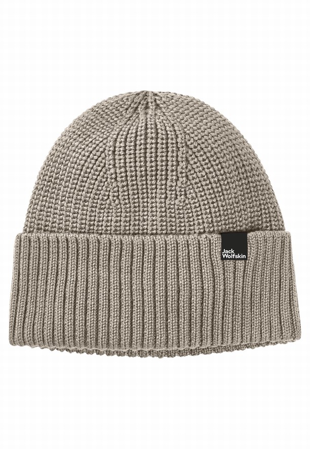 Grey Men Jack Wolfskin Schwansee Beanie | 54333422