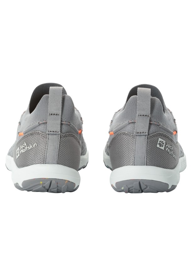 Grey Men Jack Wolfskin Spirit Knit Low Sneakers | 20441835