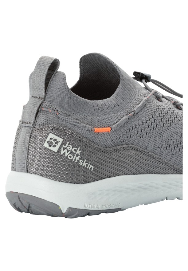 Grey Men Jack Wolfskin Spirit Knit Low Sneakers | 20441835