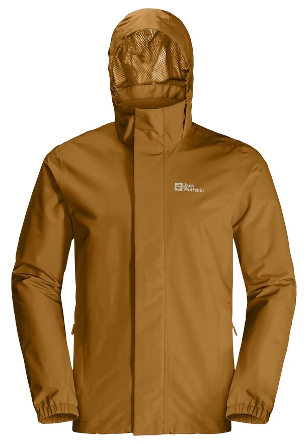 Grey Men Jack Wolfskin Stormy Point 2l Rain Jackets | 60712275